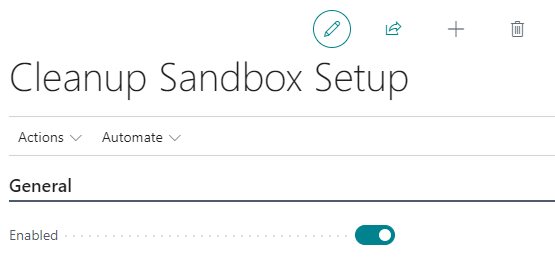 Cleanup Sandbox Setup 2
